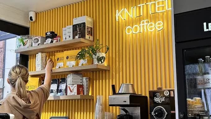 Knitted Coffee Kiosk