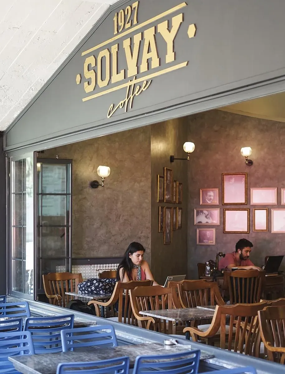 Solvay 1927 Coffee