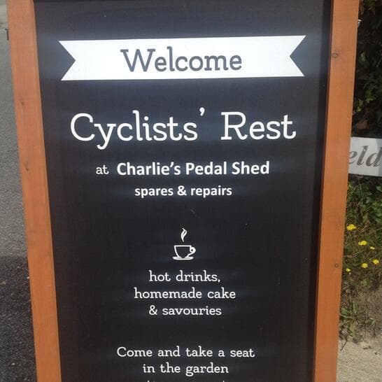 Cyclists Rest garden cafe