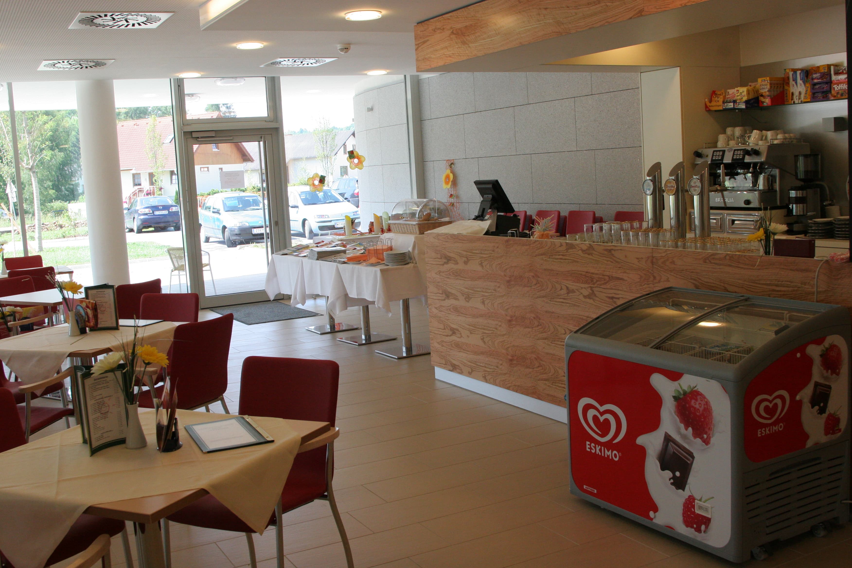 Cafeteria im Neuro Rehab Allentsteig